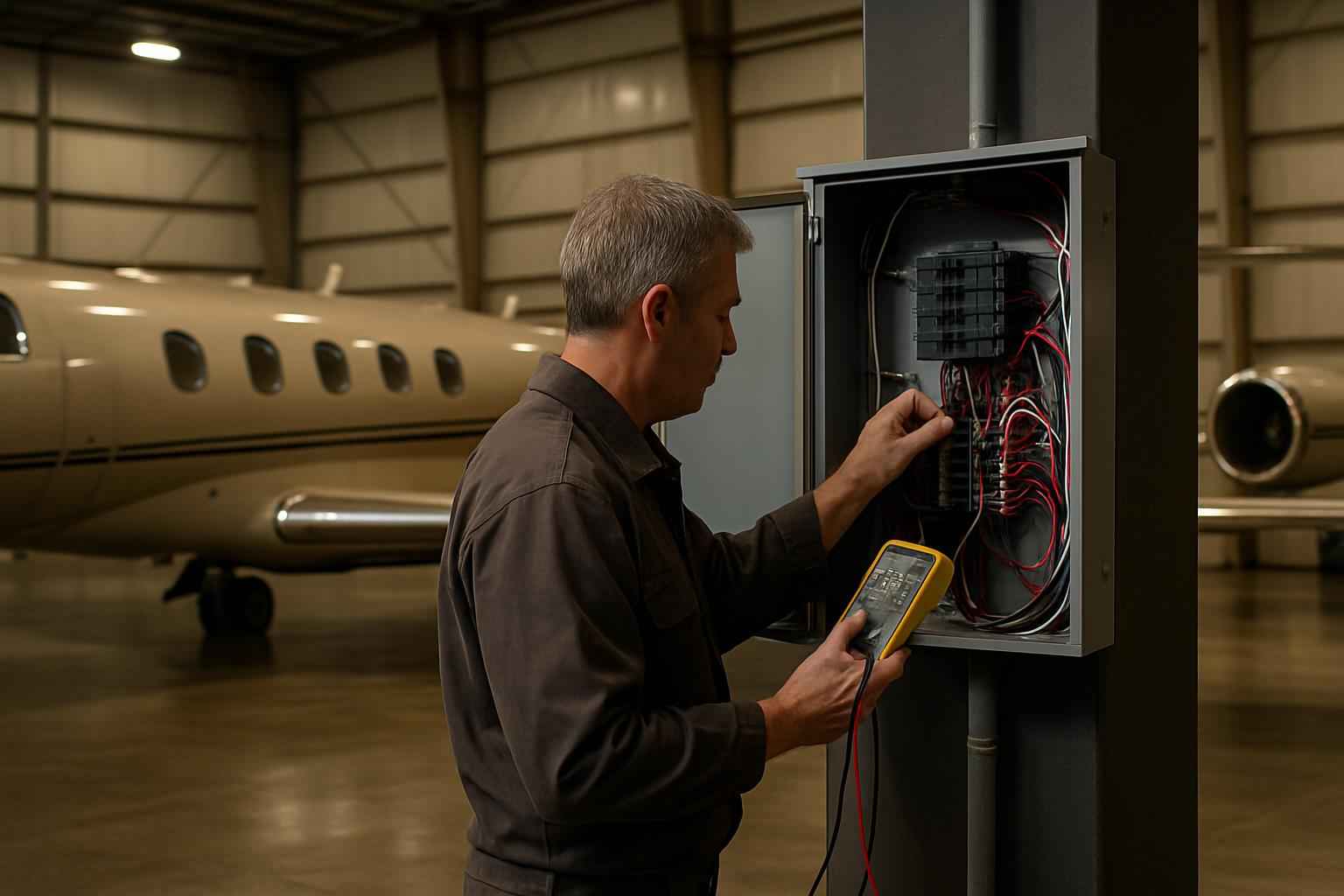 Hangar Electrical Service in Harper TX