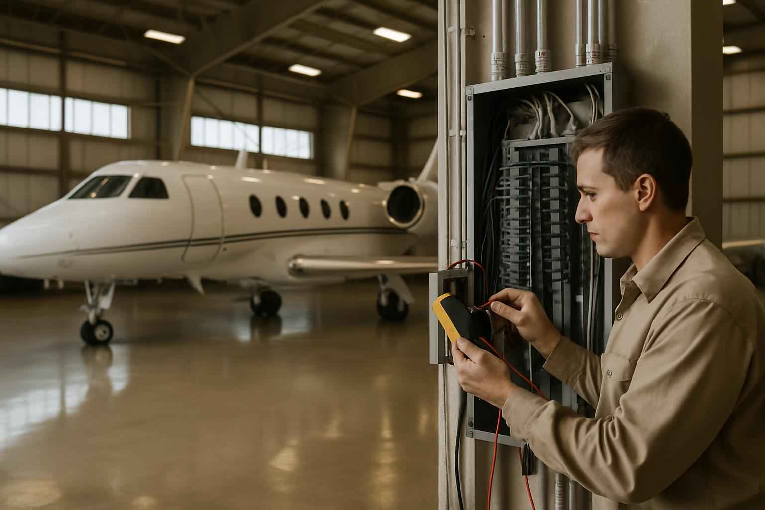 Hangar Electrical Service in Ingram TX