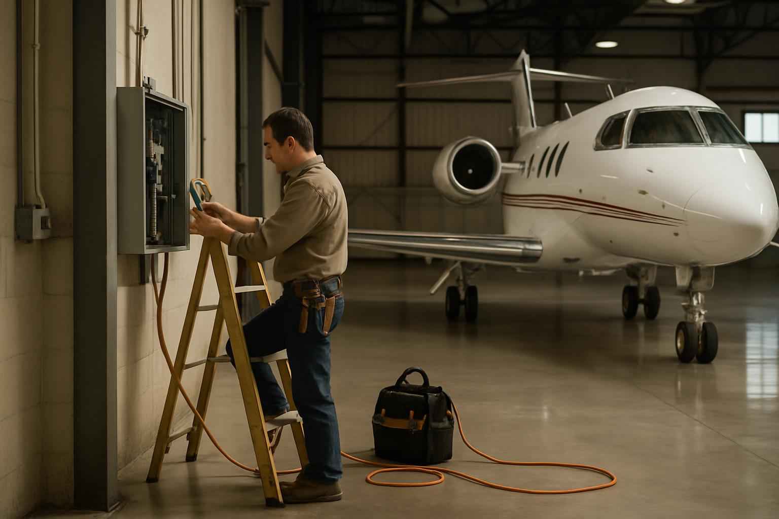 Hangar Electrical Service in Waring TX