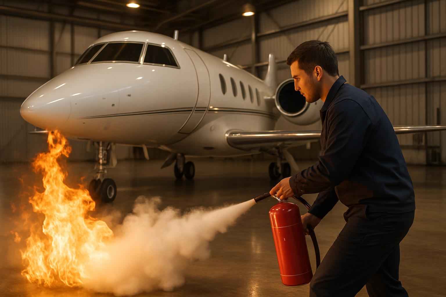 Hangar Fire Suppression Service in Ingram TX