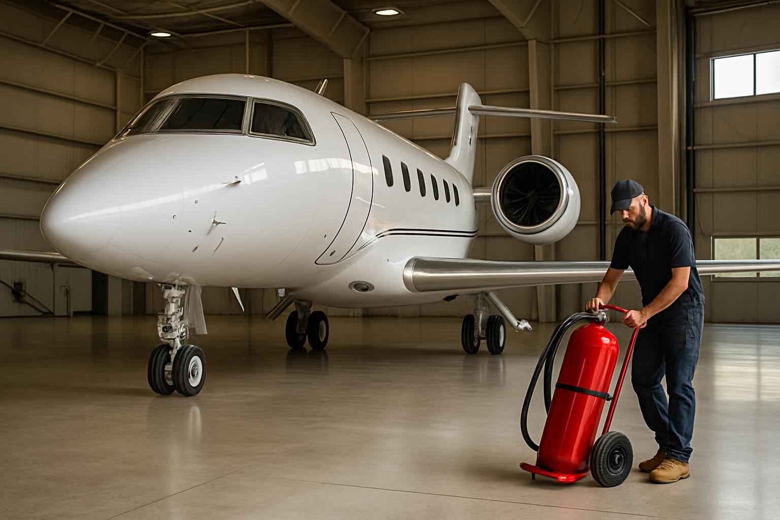 Hangar Fire Suppression Service in Waring TX