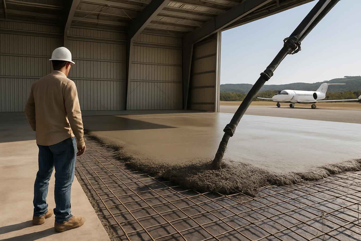 Hangar Slab Foundation Contractor in Kerrville TX