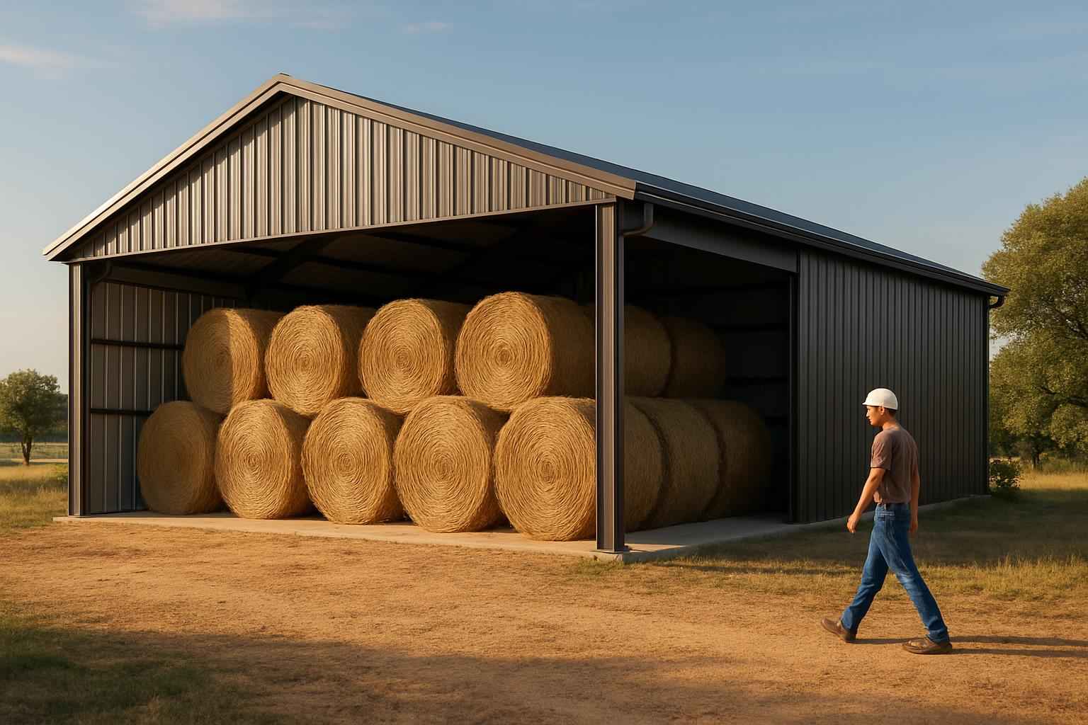 Hay Storage Building Contractor in Blanco TX