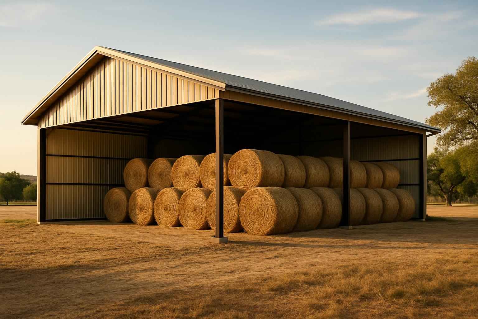 Hay Storage Building Contractor in Ingram TX