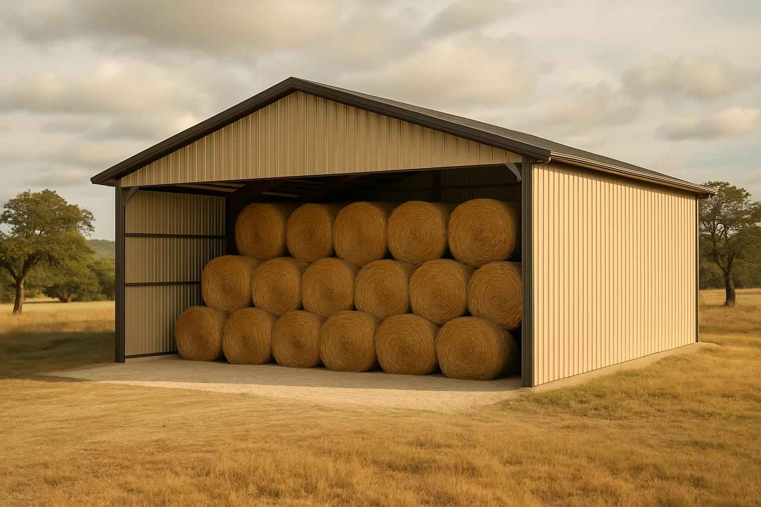 Hay Storage Building Contractor in Kerrville TX