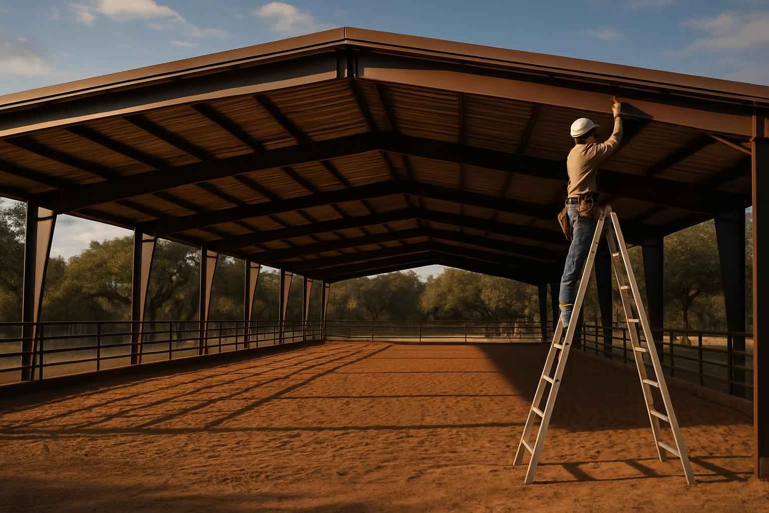 Horse Arena Cover Installer in Johnson City TX