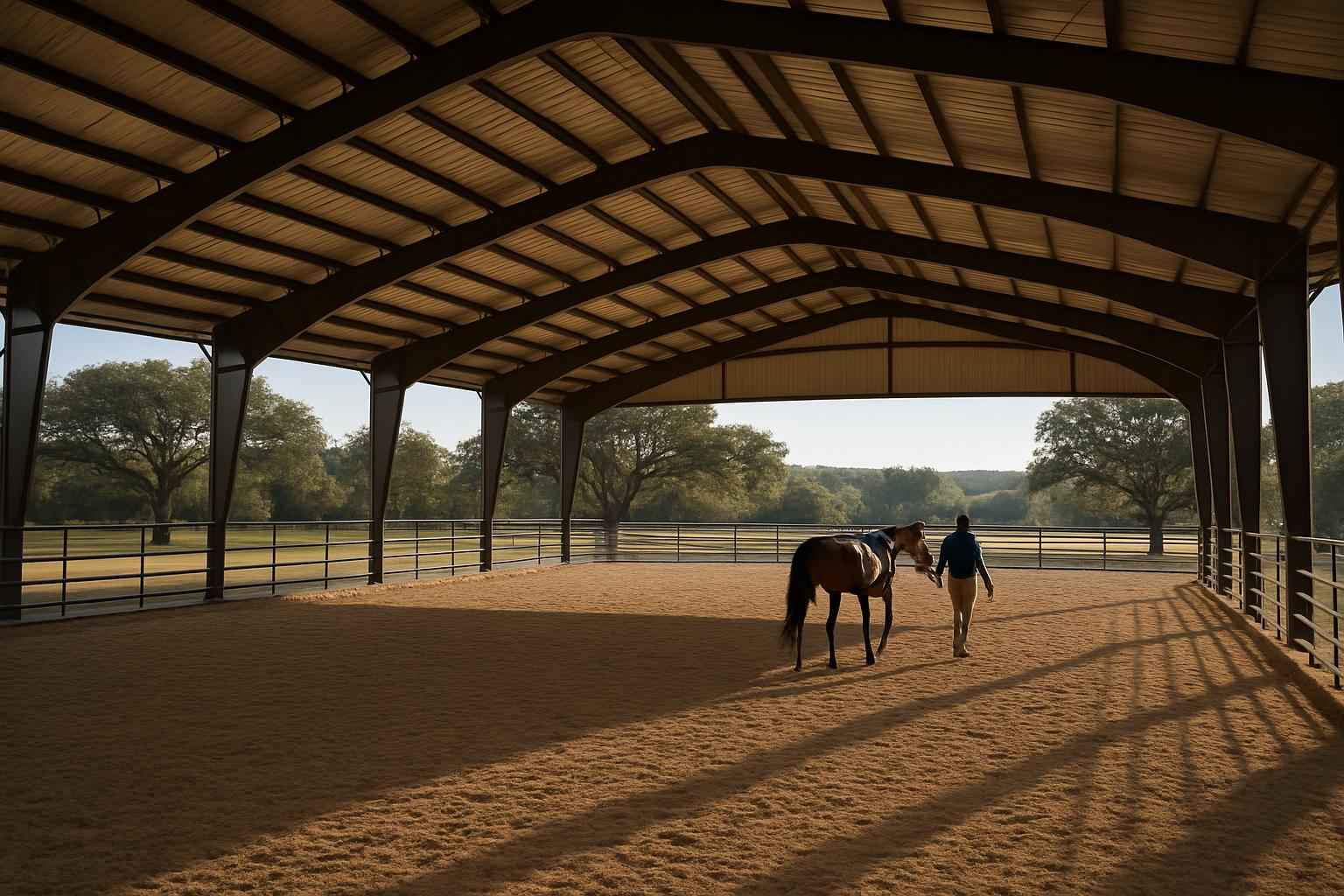 Horse Arena Cover Installer in Sisterdale TX