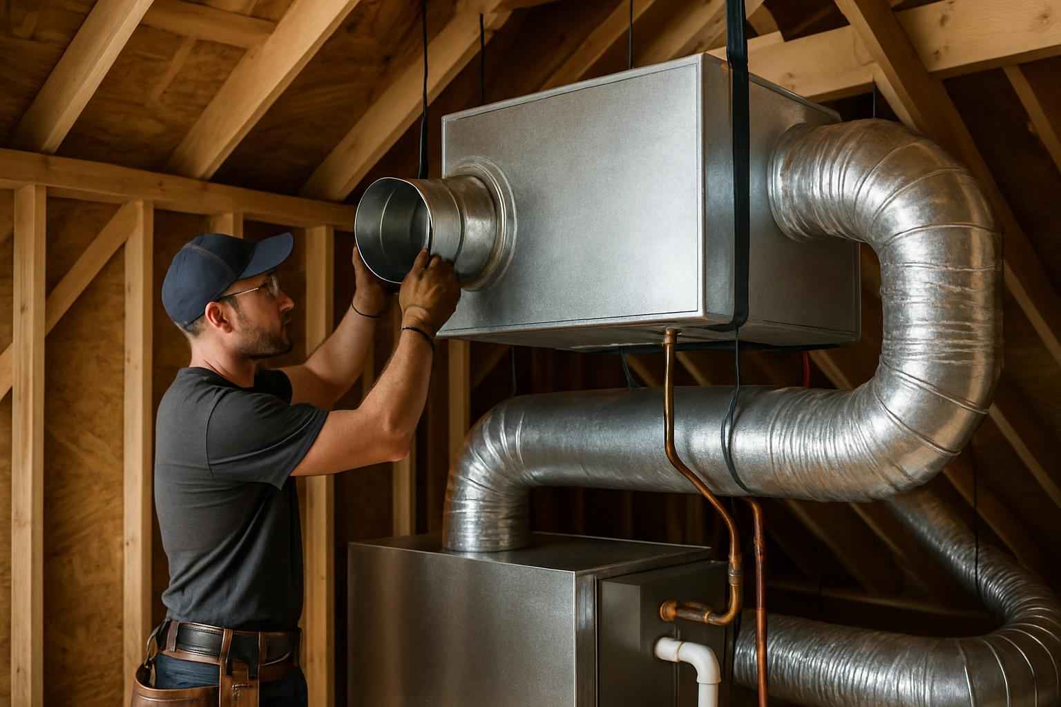 HVAC Rough In Service in Comfort TX