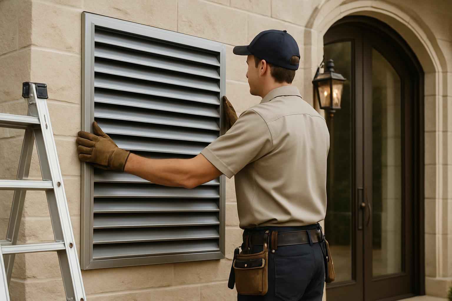 Intake Louver Installation Service in Center Point TX