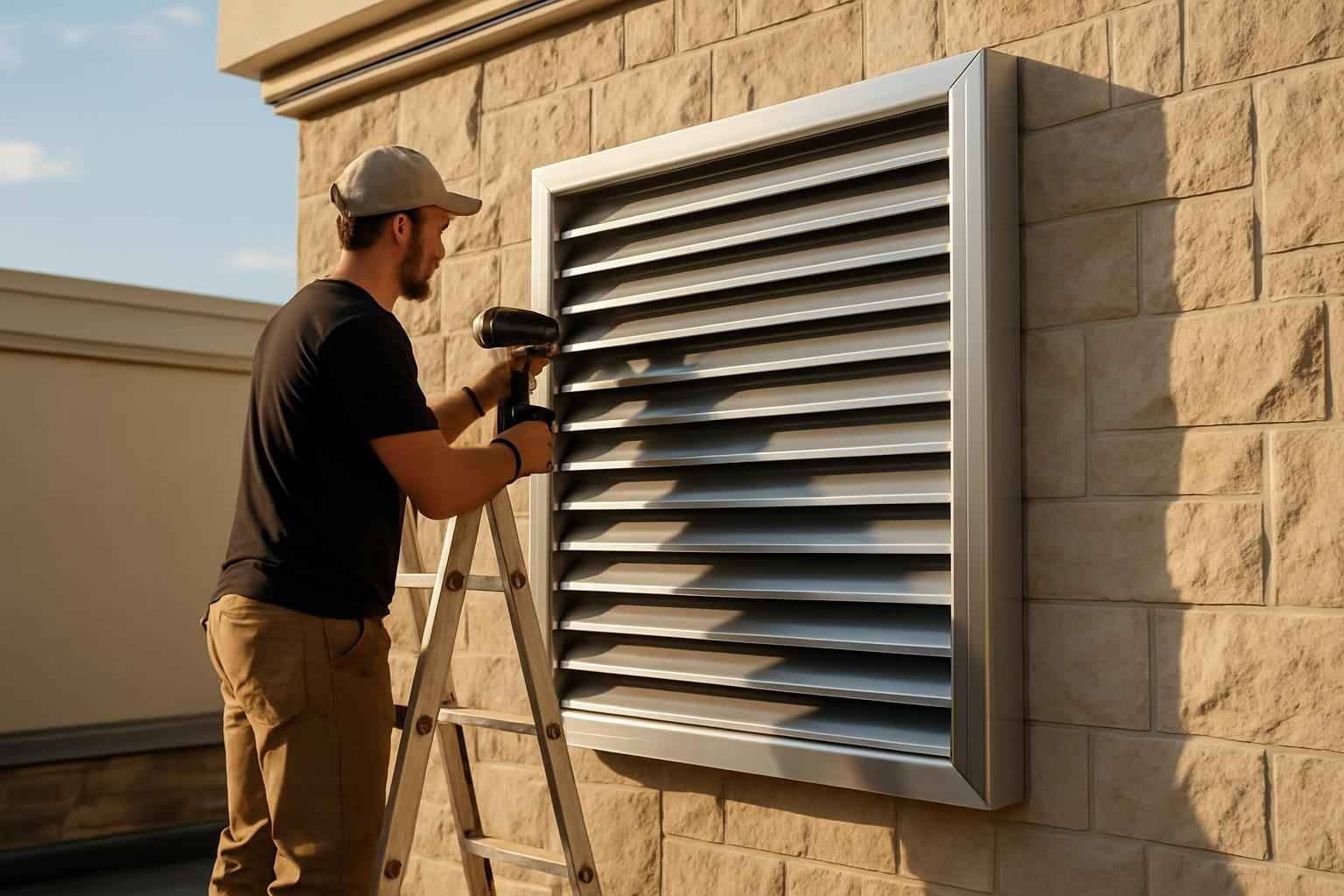 Intake Louver Installation Service in Johnson City TX