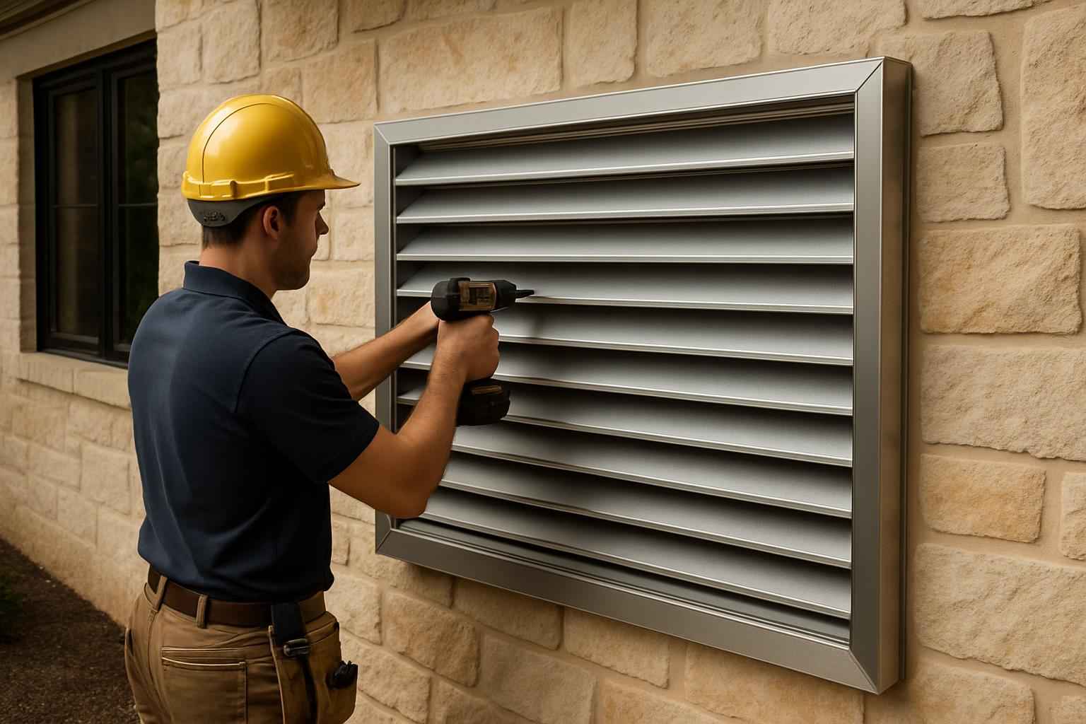 Intake Louver Installation Service in Waring TX