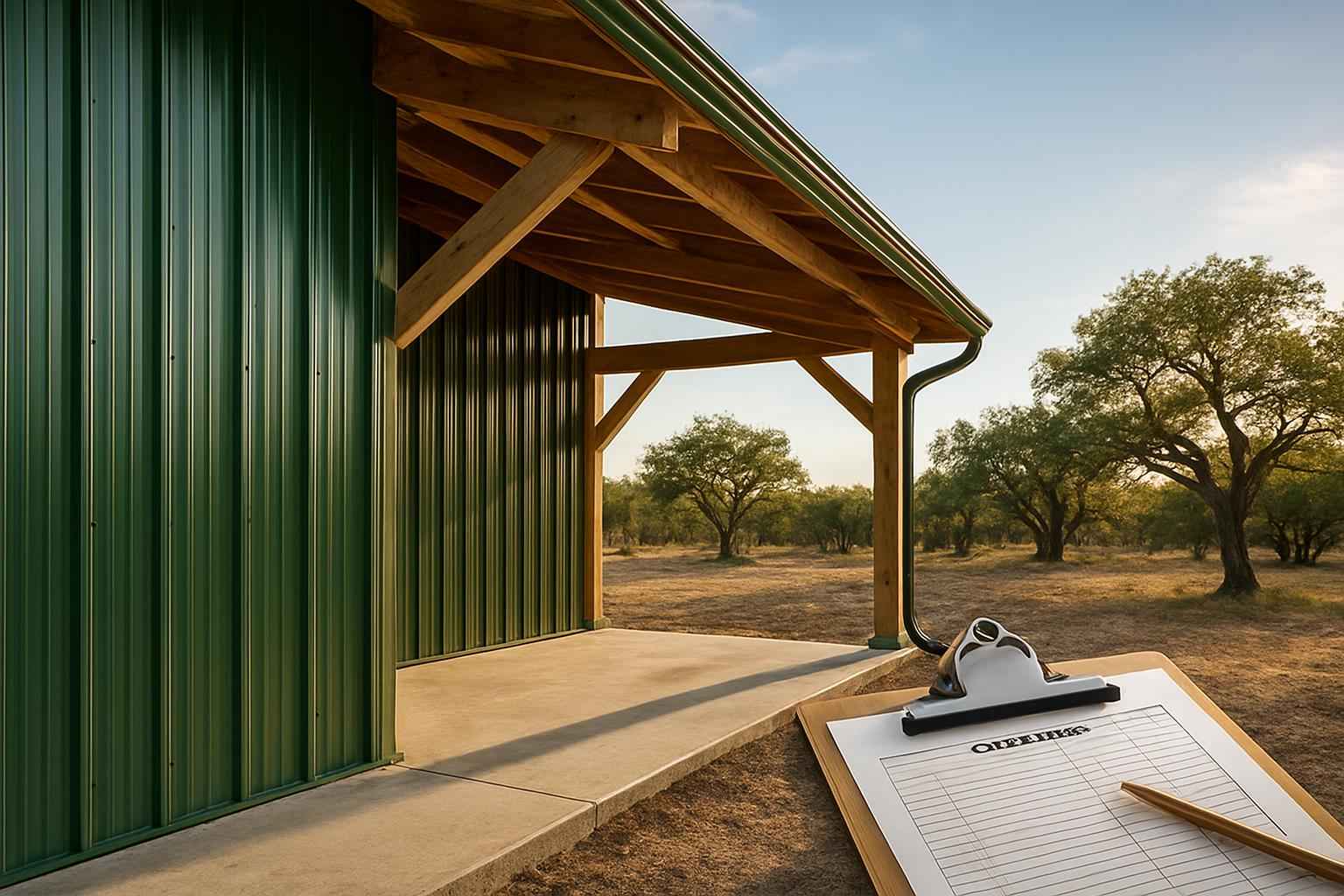 Lean To Cost Estimate in Camp Verde TX