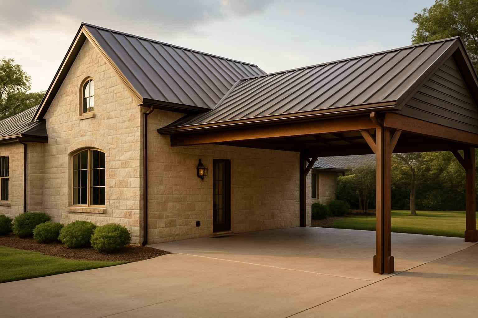 Lean To Roof Tie In Service in Comfort TX