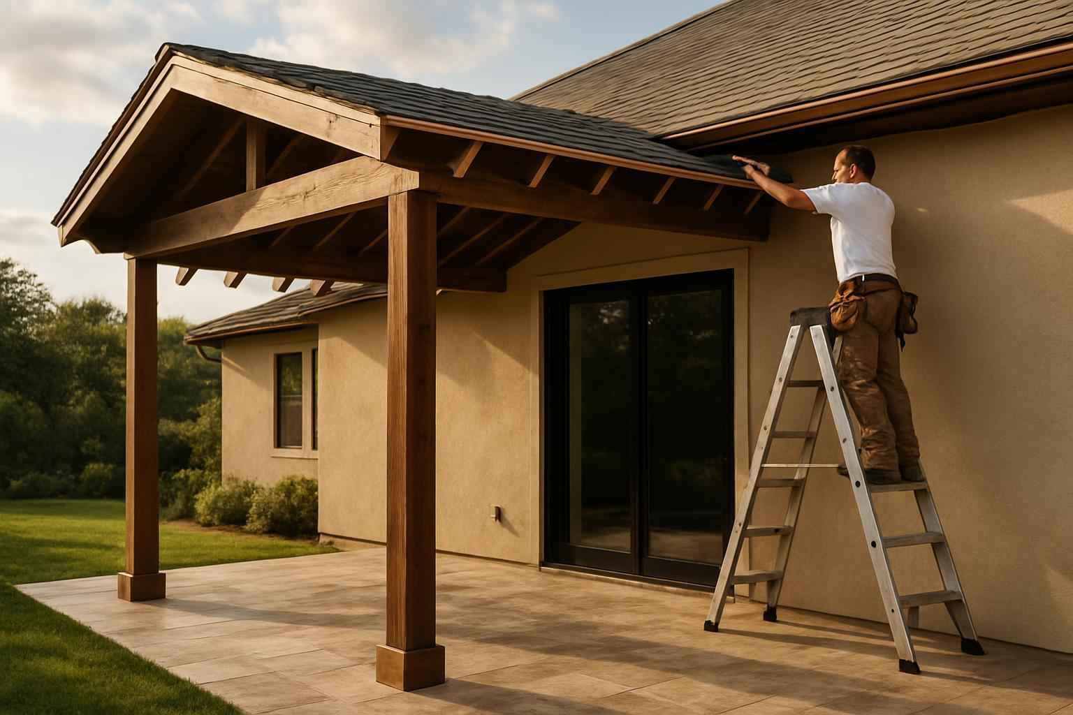 Lean To Roof Tie In Service Ingram TX