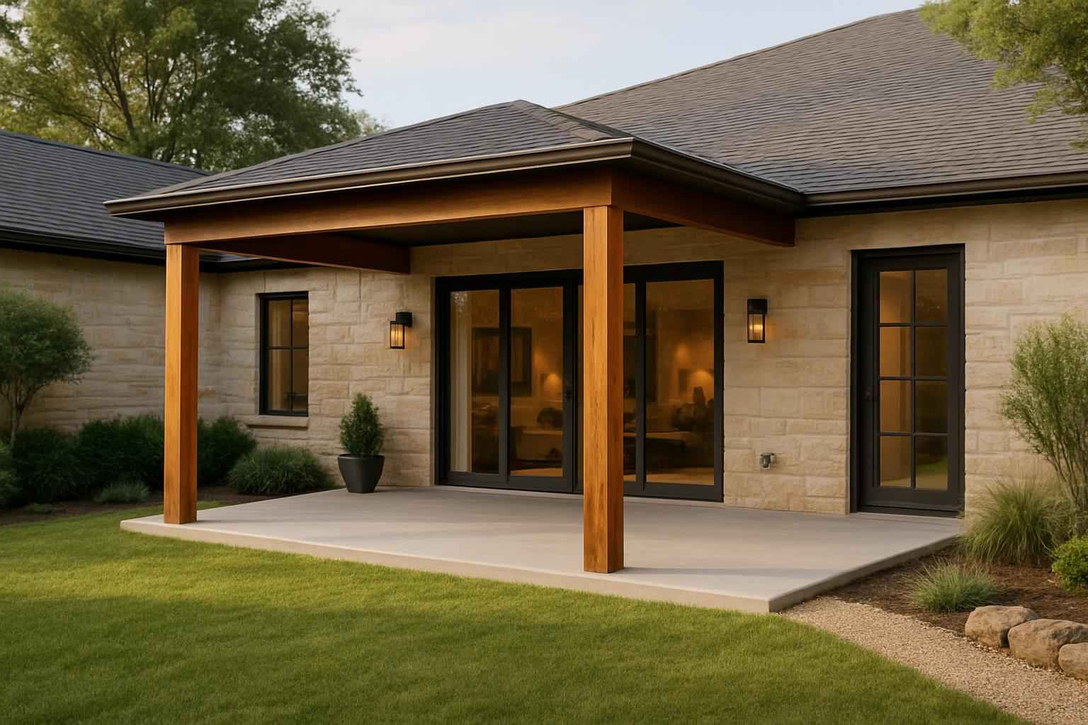 Lean To Slab Extension Ingram TX