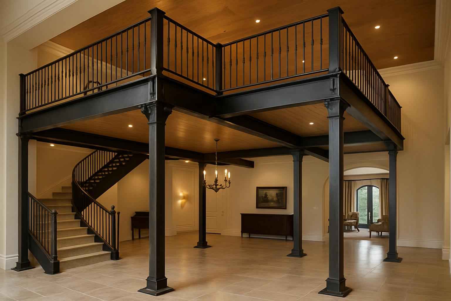 Mezzanine Support Fabrication in Comfort TX