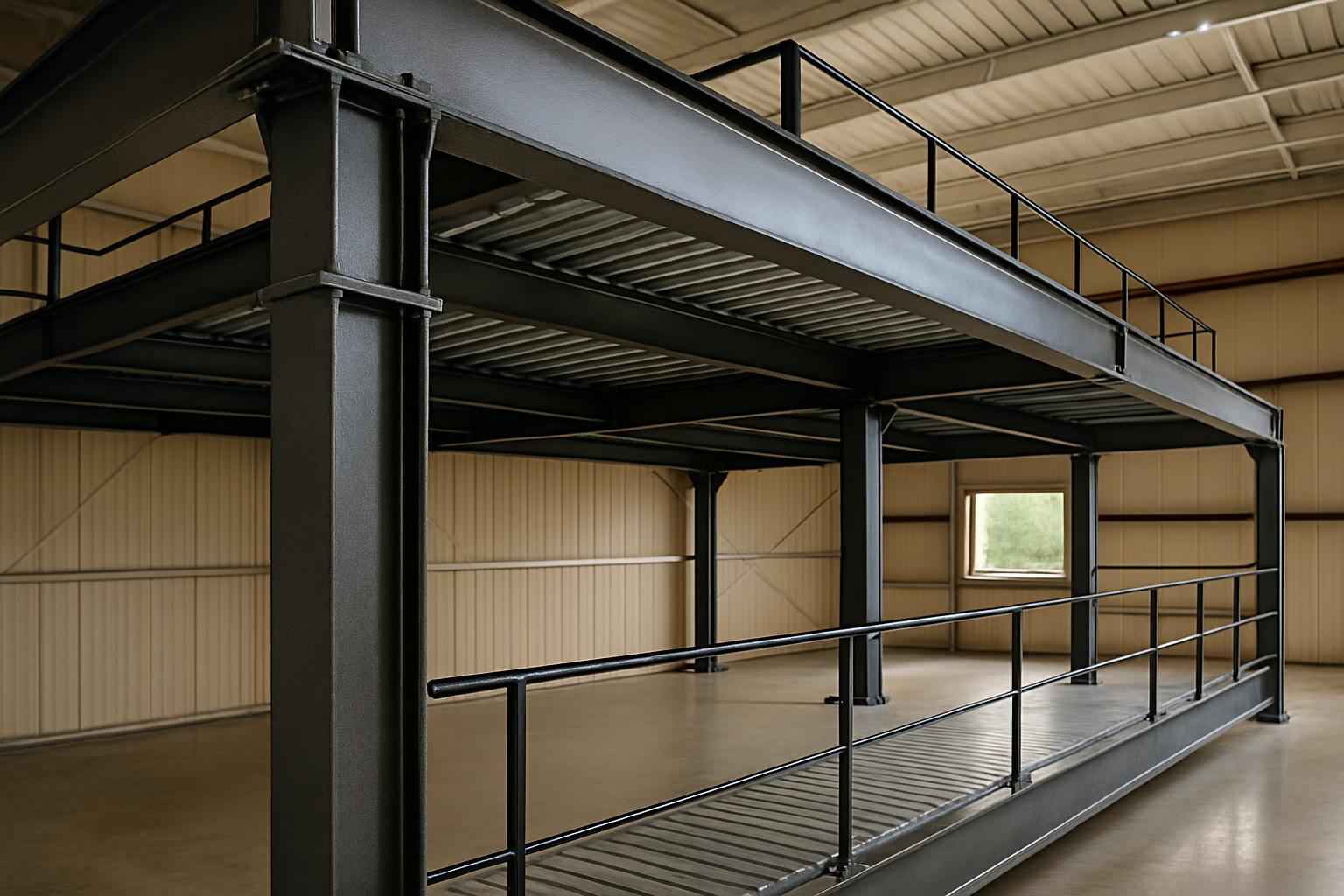 Mezzanine Support Fabrication in Ingram TX