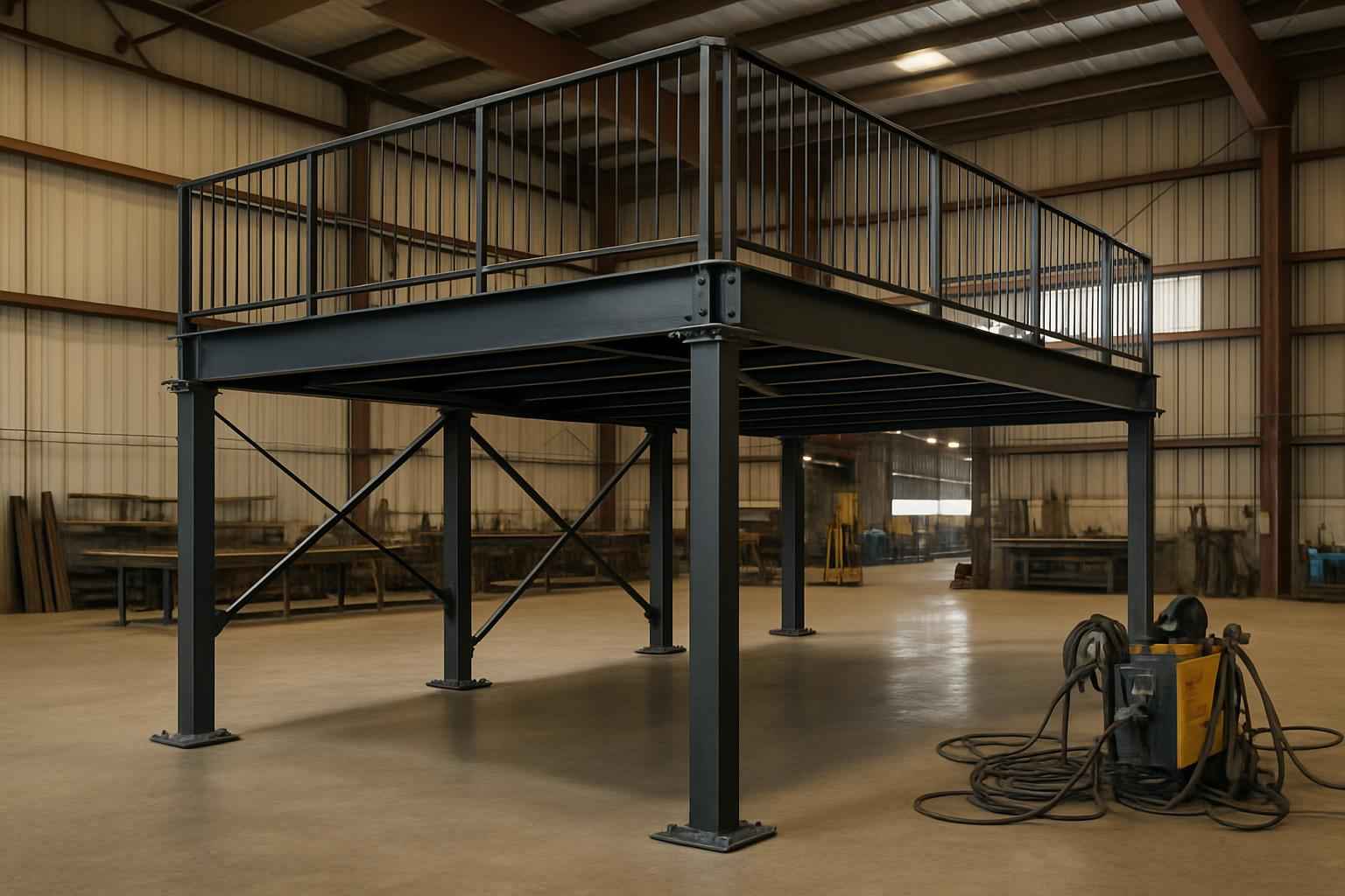 Mezzanine Support Fabrication in Johnson City TX