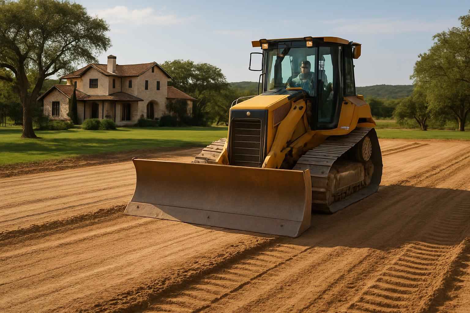 Pad Site Grading Service in Blanco TX