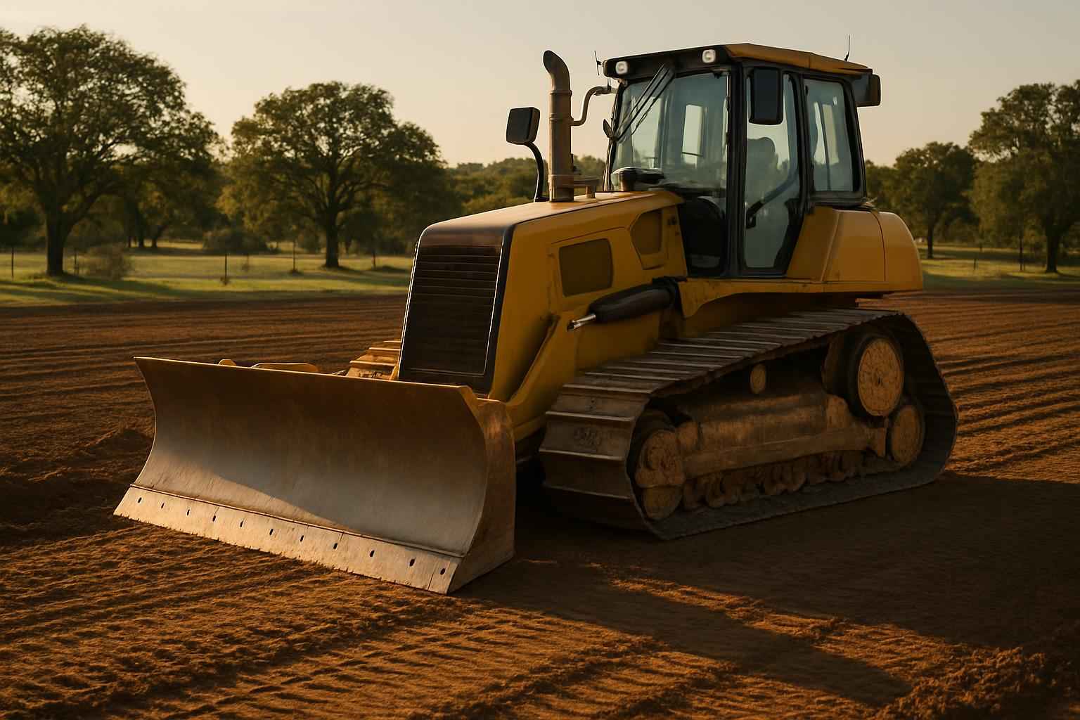 Pad Site Grading Service in Center Point TX