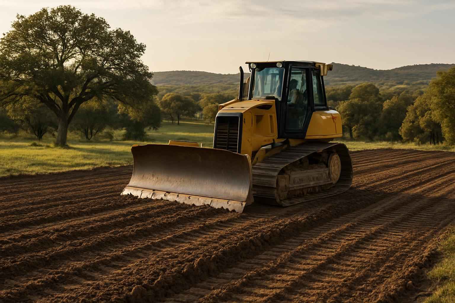 Pad Site Grading Service in Sisterdale TX