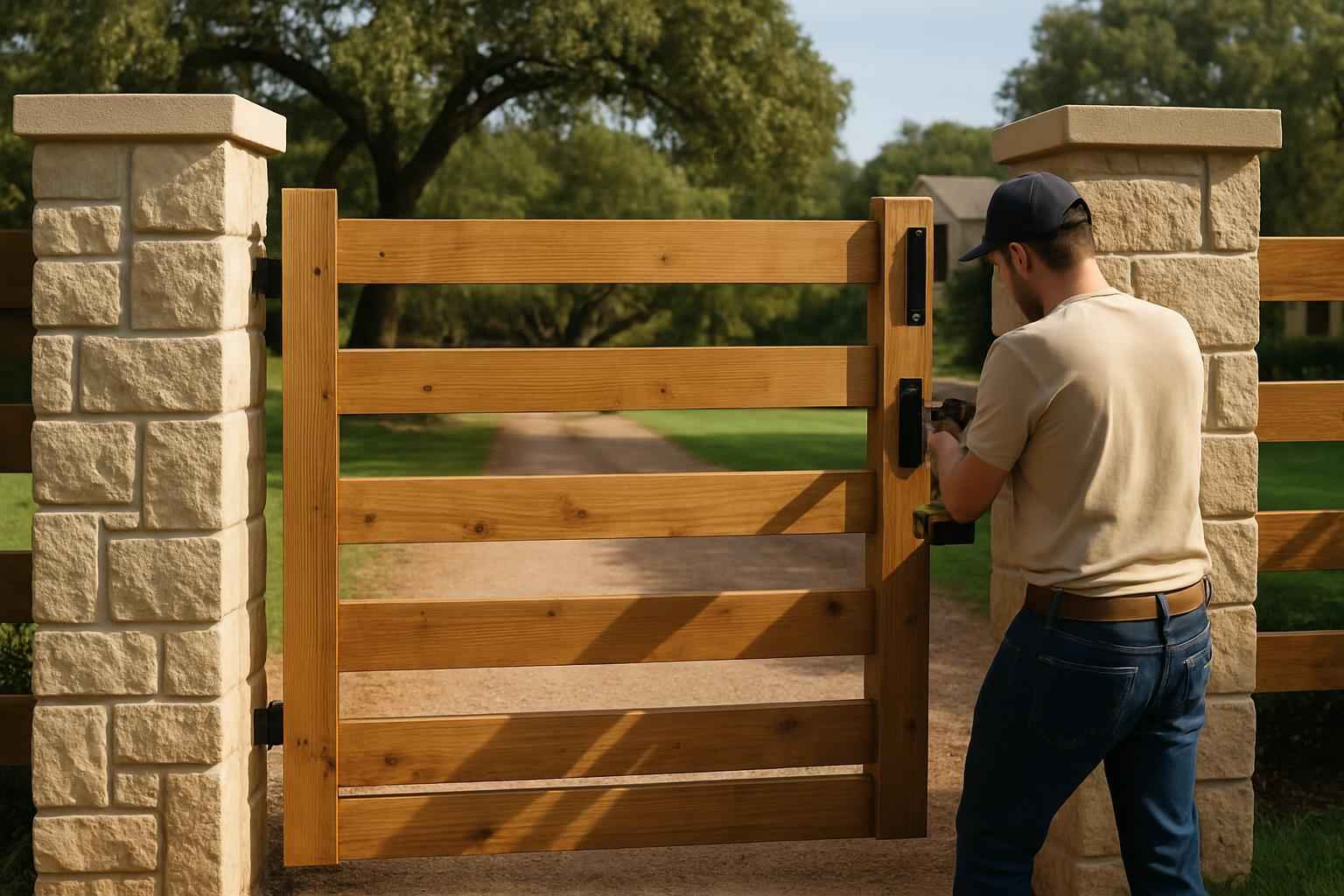 Pallet Gate Installation Service in Blanco TX