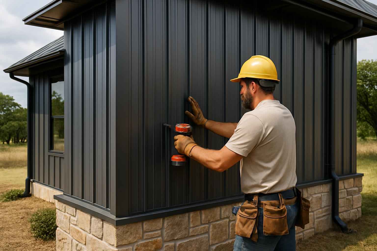Panel Siding Installer in Center Point TX