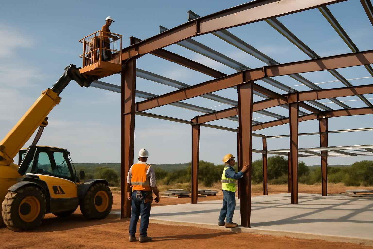 PEMB Erection Crew in Camp Verde TX