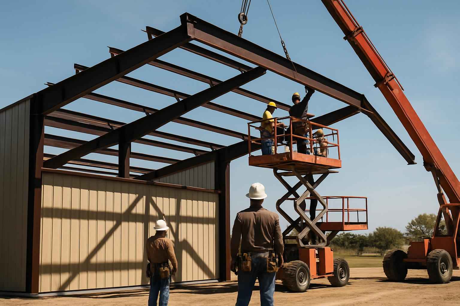 PEMB Erection Crew in Harper TX