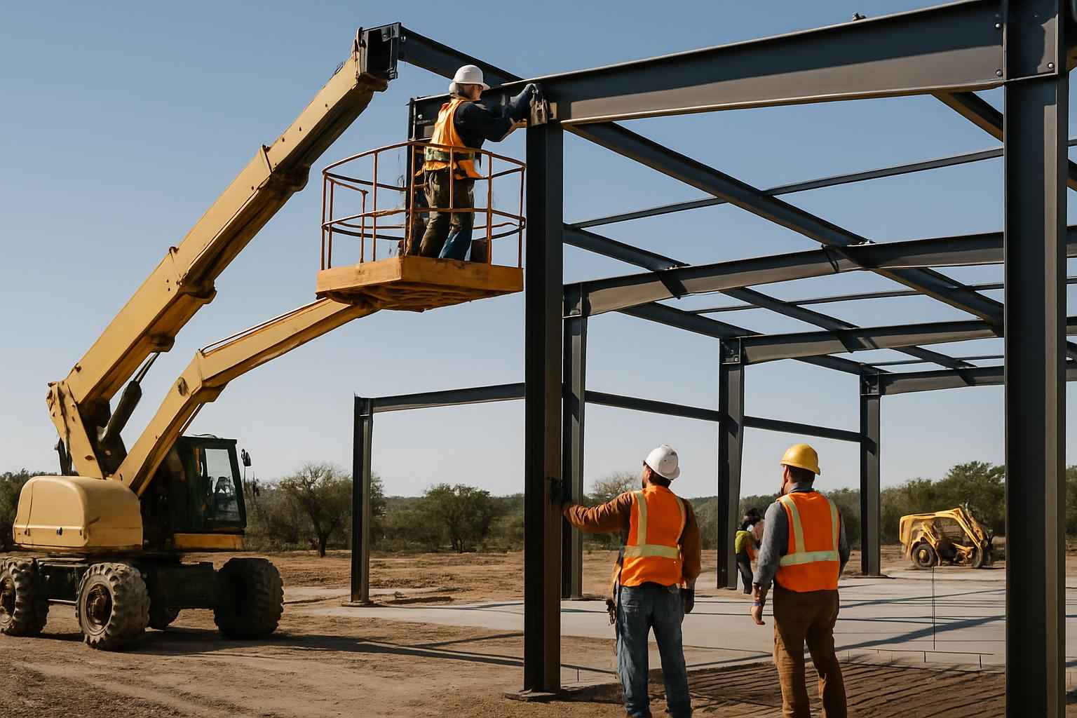 PEMB Erection Crew in Johnson City TX