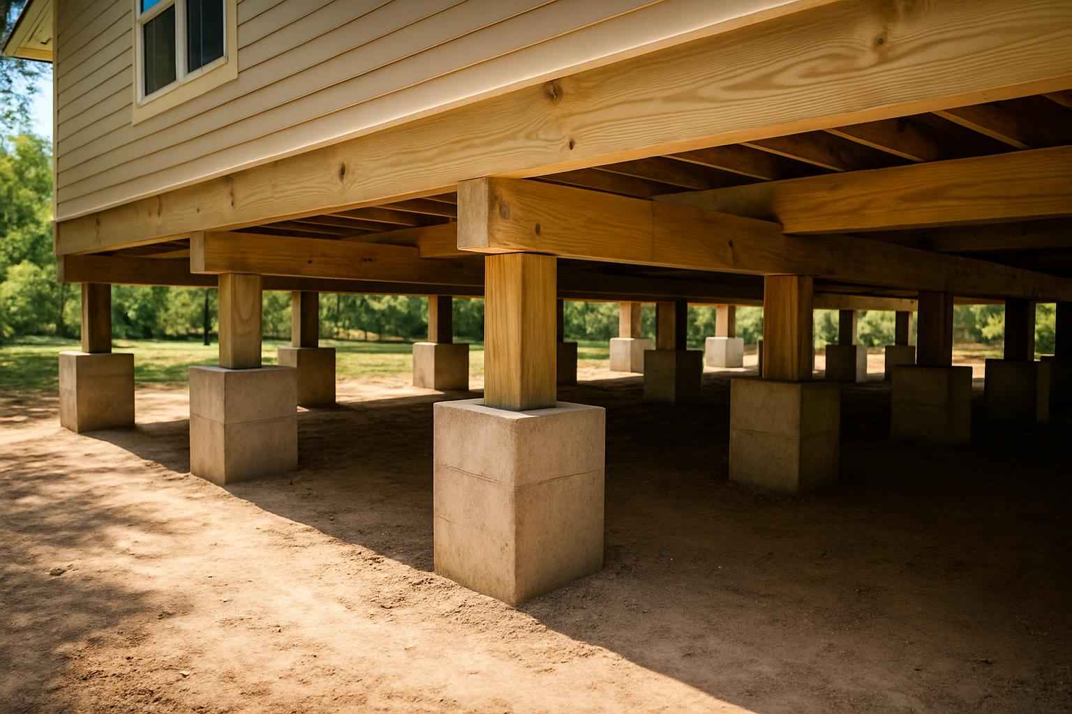 Pier Beam Foundation Service in Waring TX