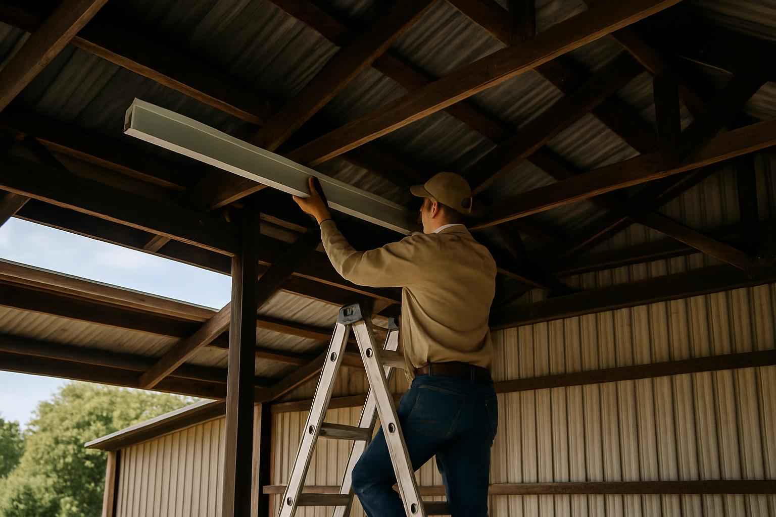 Purlin Replacement Service in Harper TX