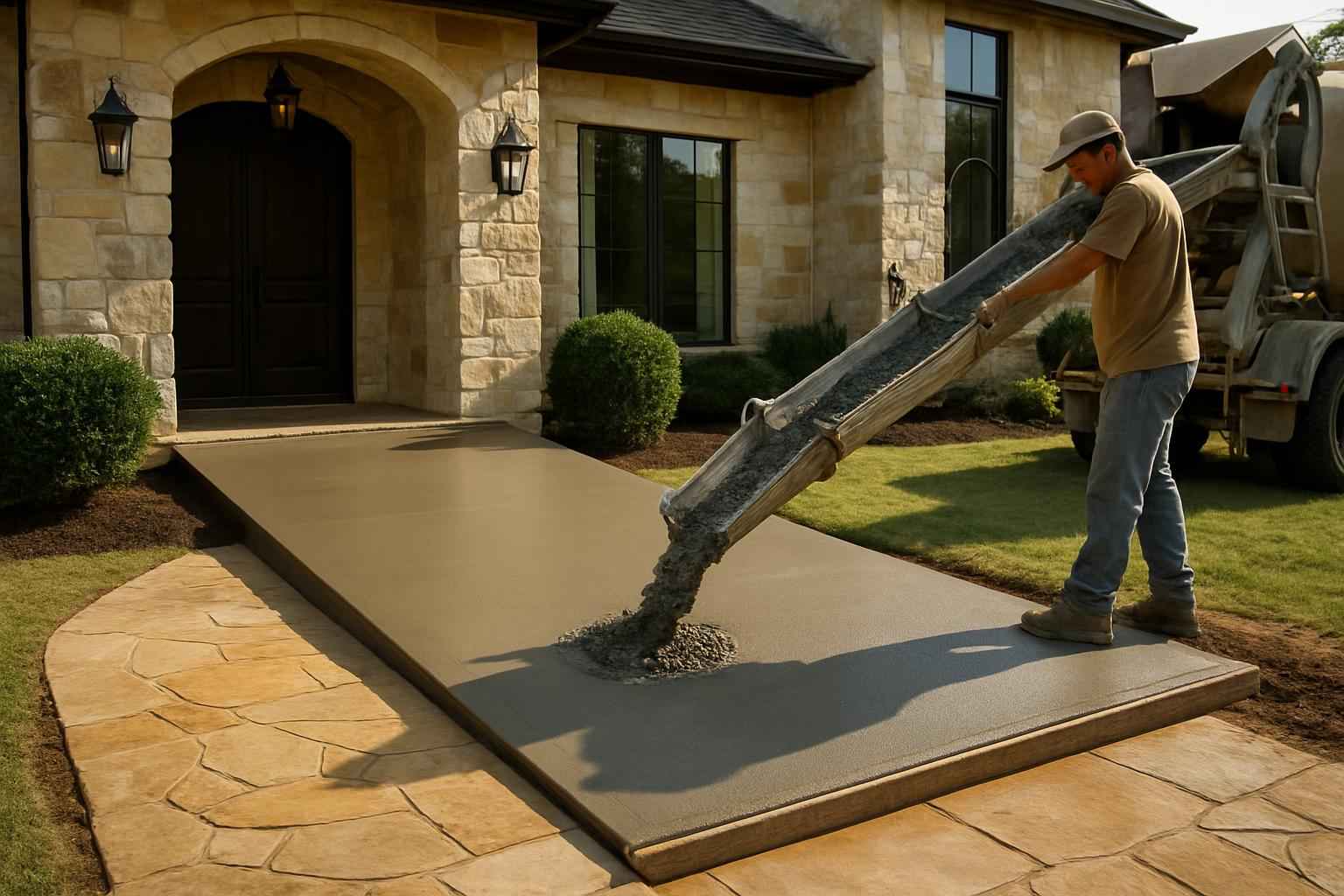 Ramp Pour Service in Camp Verde TX