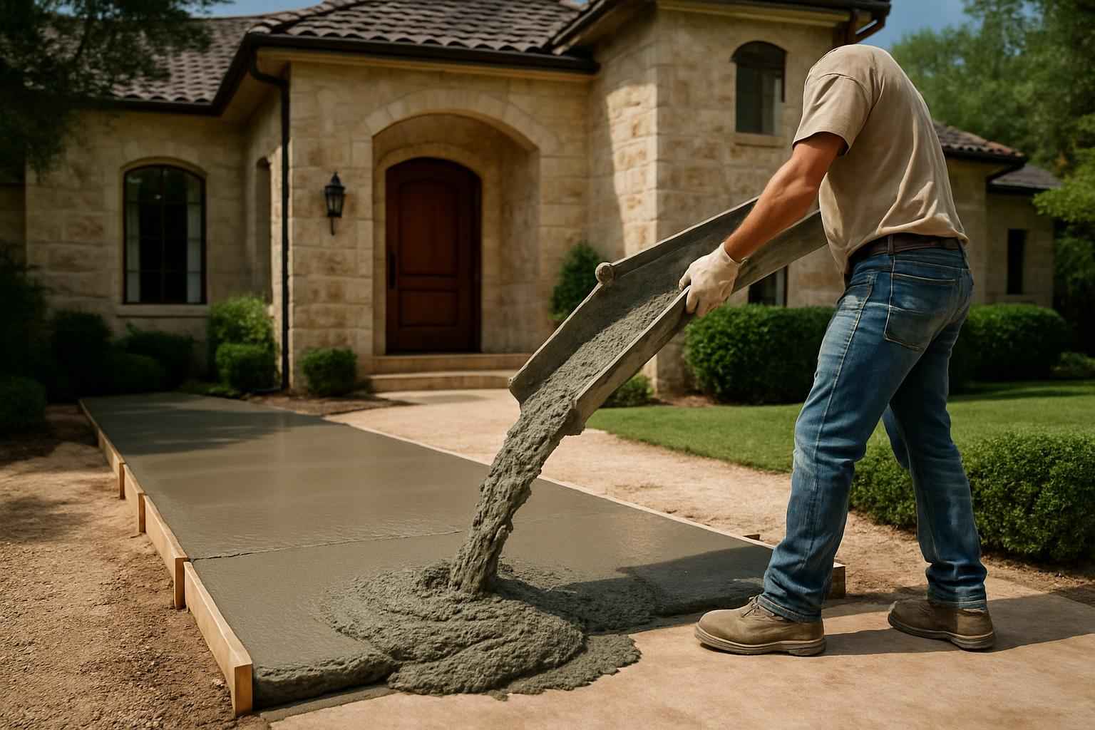 Ramp Pour Service in Comfort TX