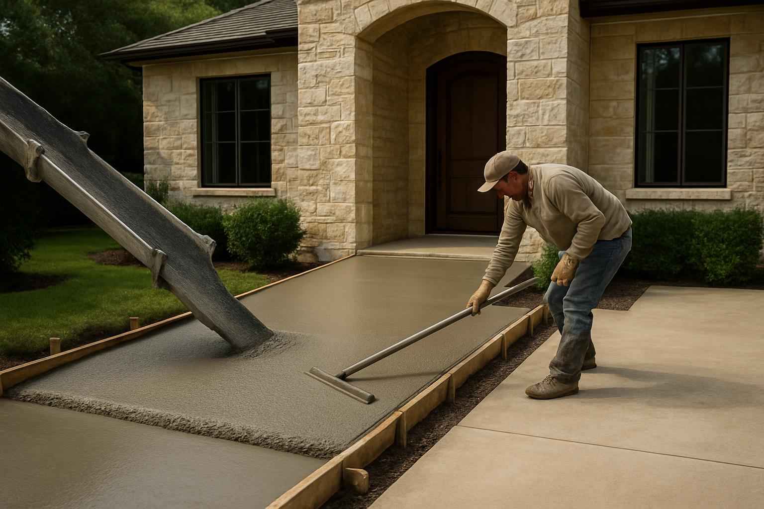 Ramp Pour Service in Ingram TX