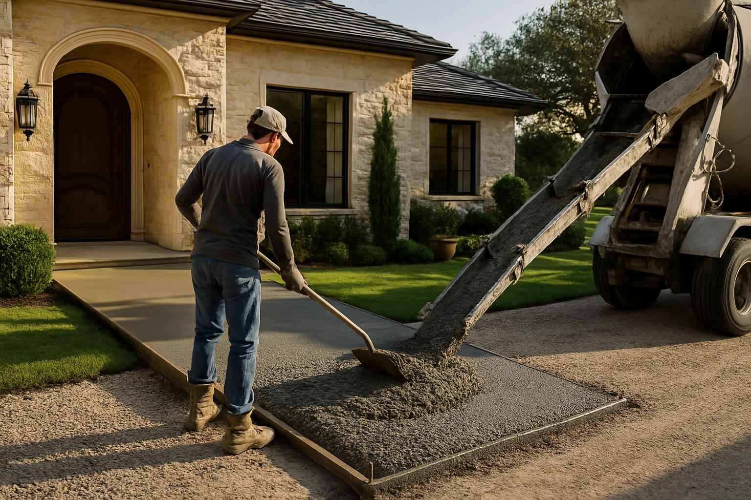 Ramp Pour Service in Johnson City TX