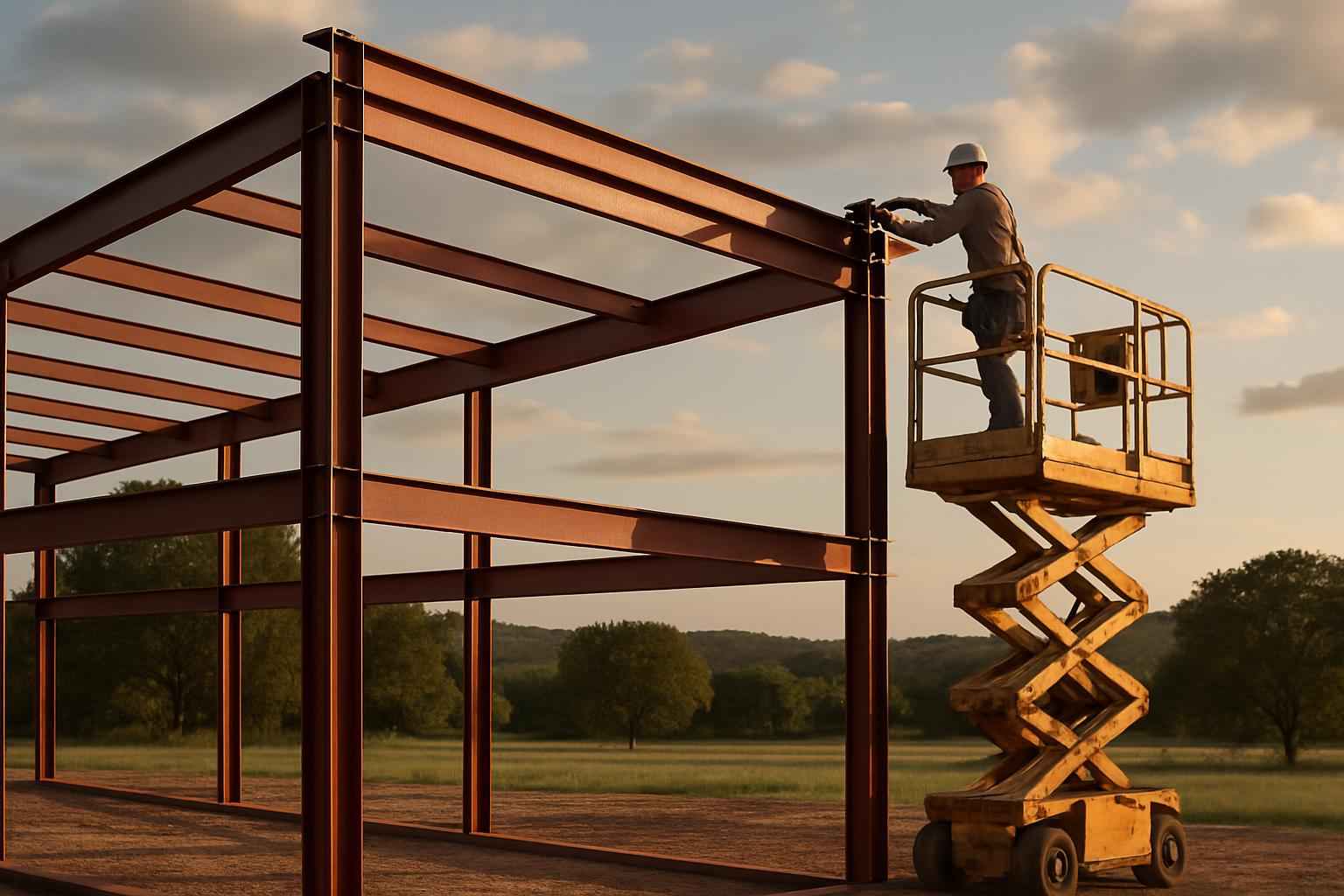 Red Iron Steel Erection in Waring TX