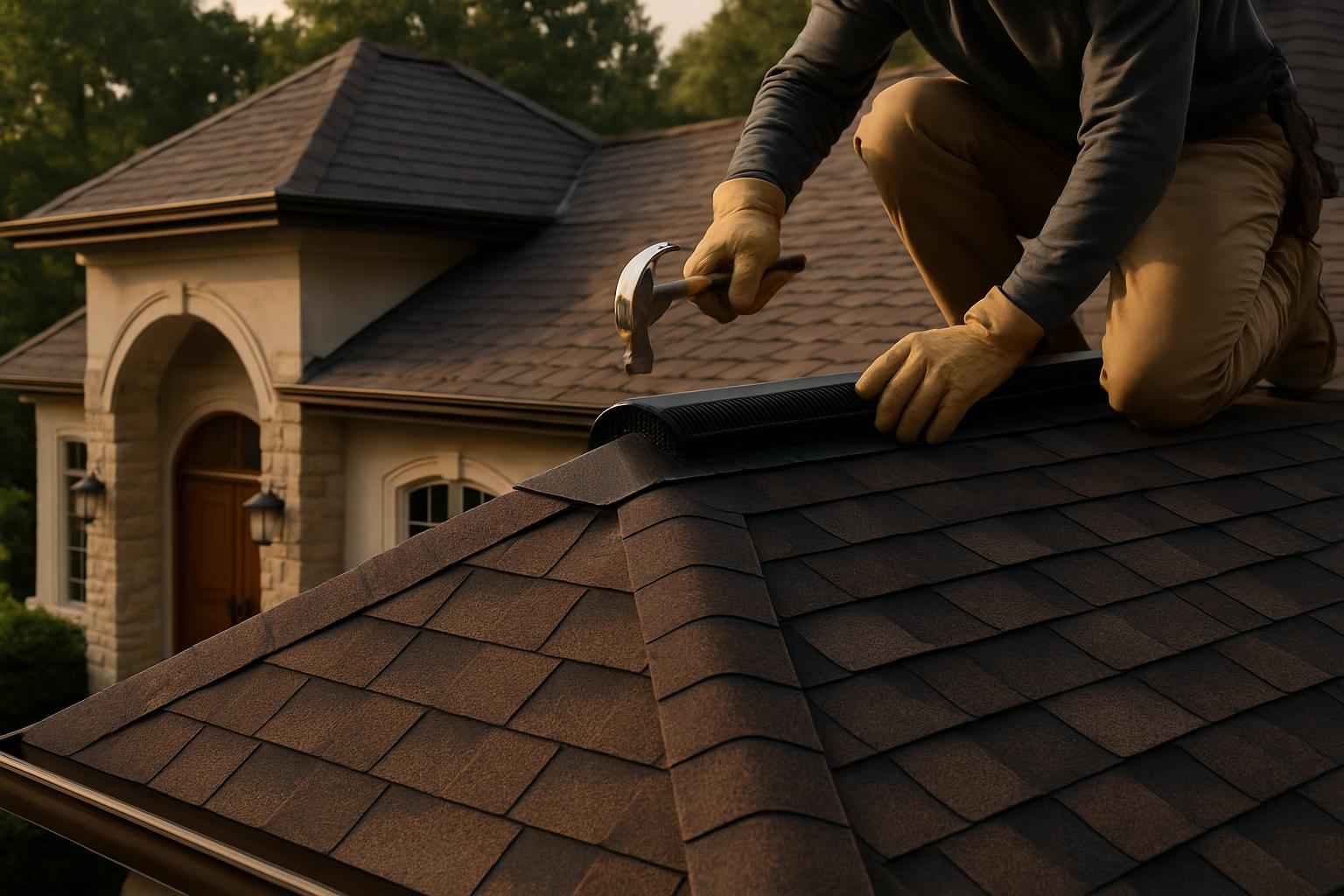 Ridge Vent Installation Service in Center Point TX