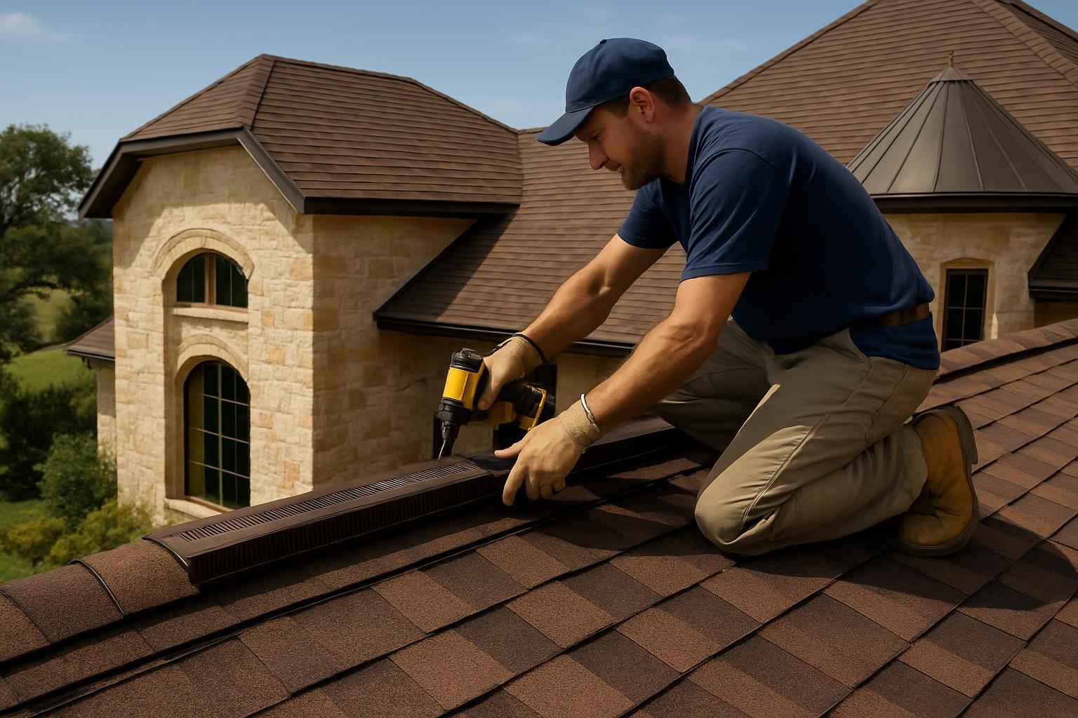 Ridge Vent Installation Service in Harper TX