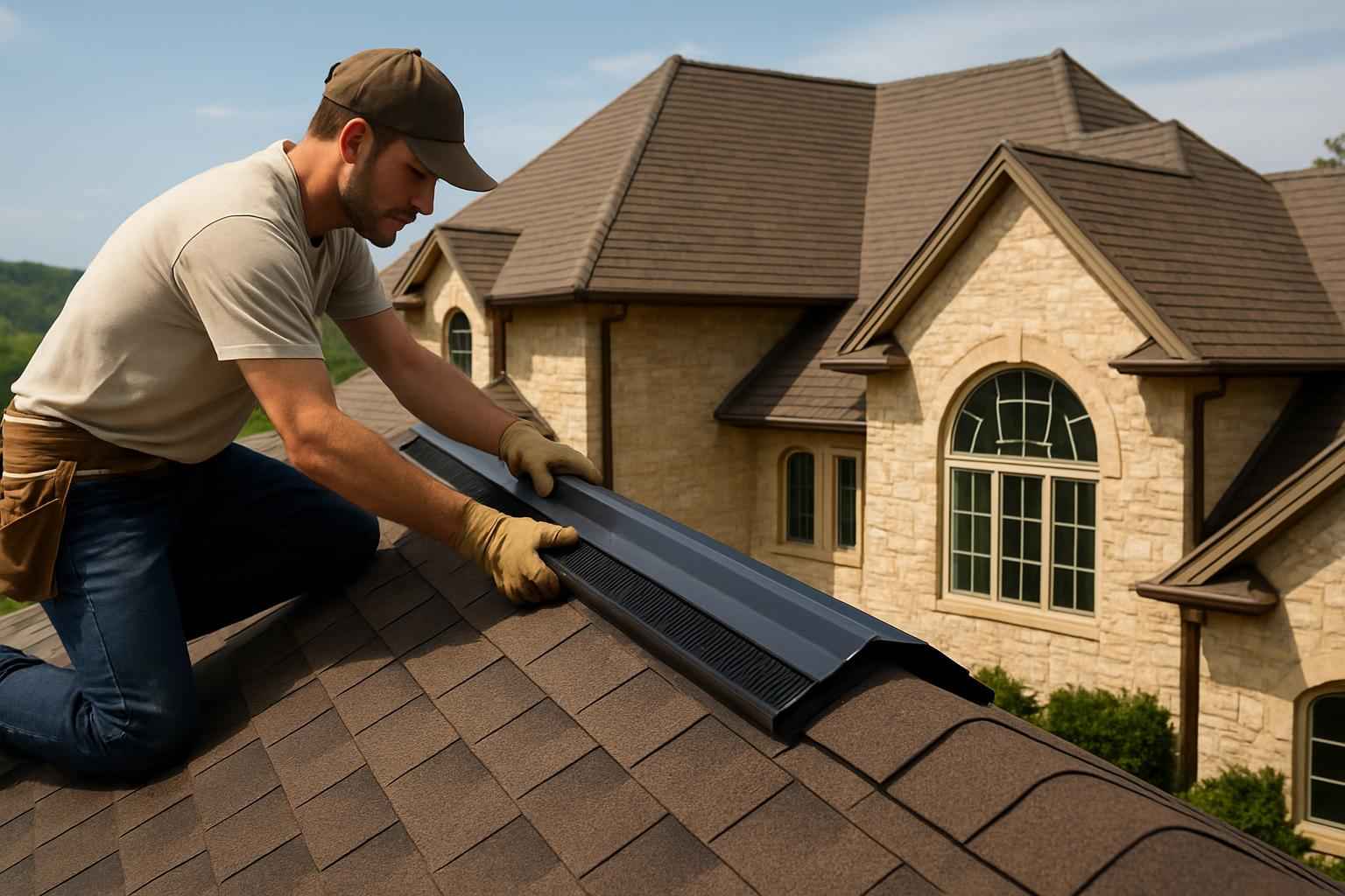 Ridge Vent Installation Service in Ingram TX