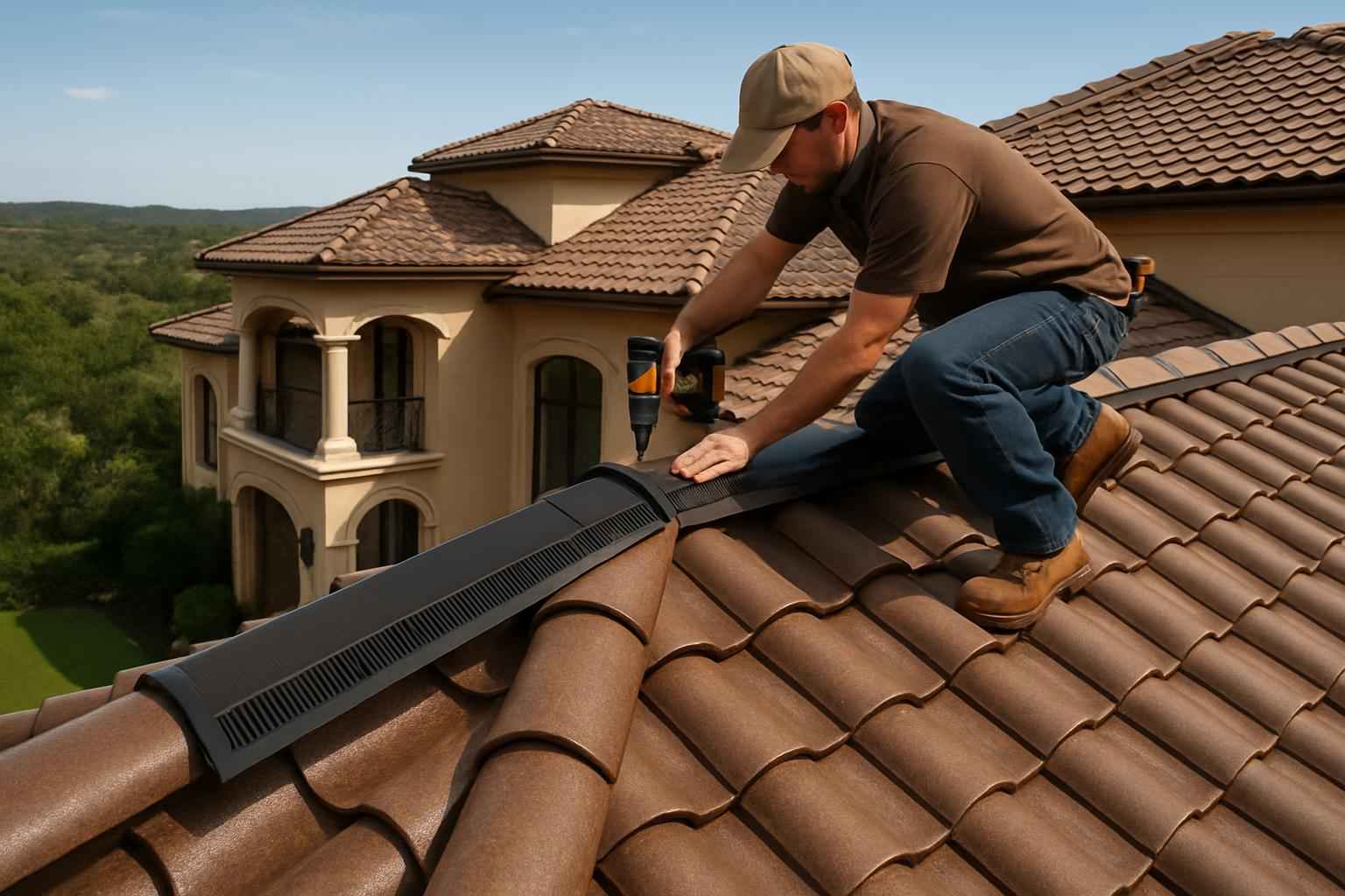 Ridge Vent Installation Service in Kerrville TX