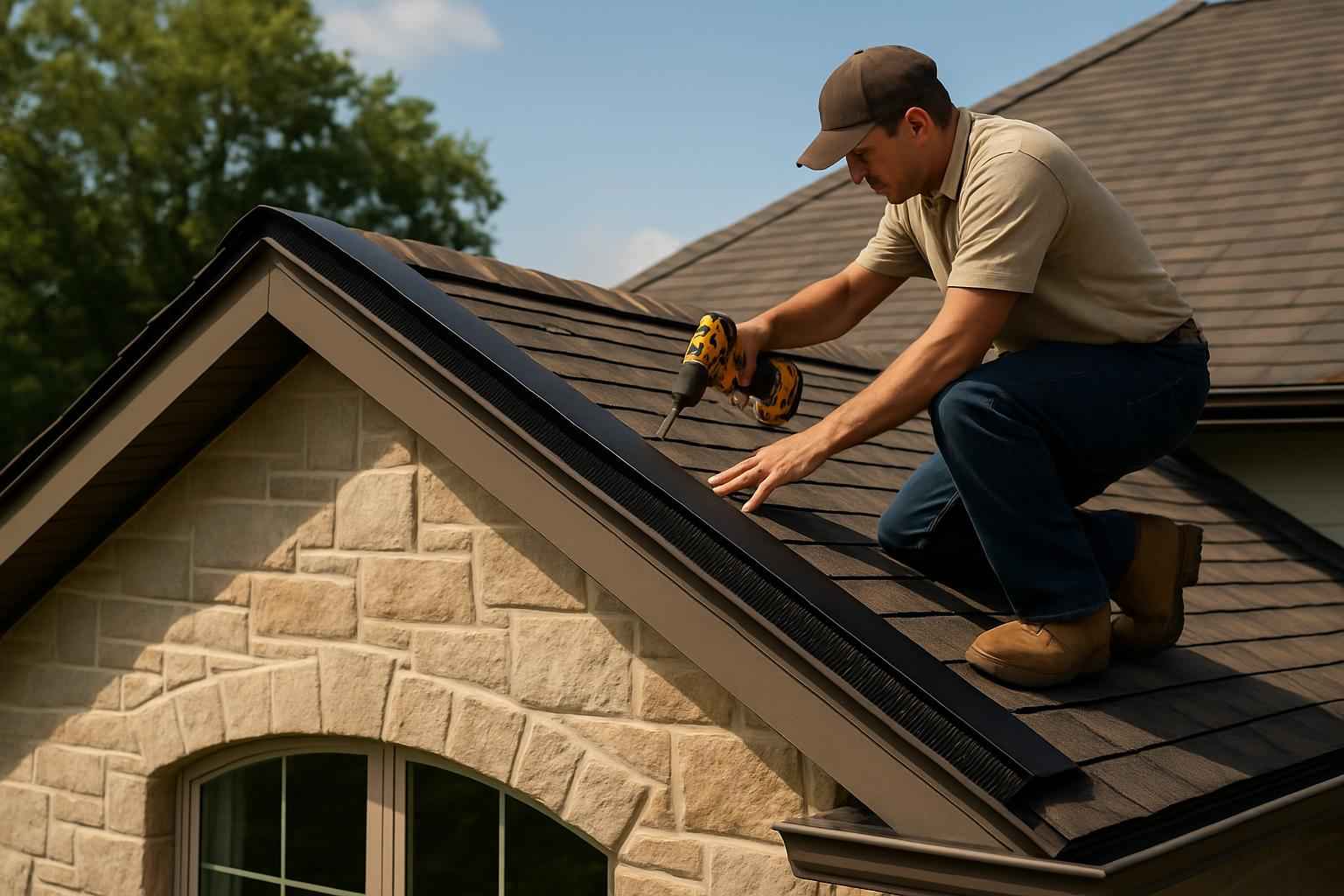 Ridge Vent Installation Service in Waring TX