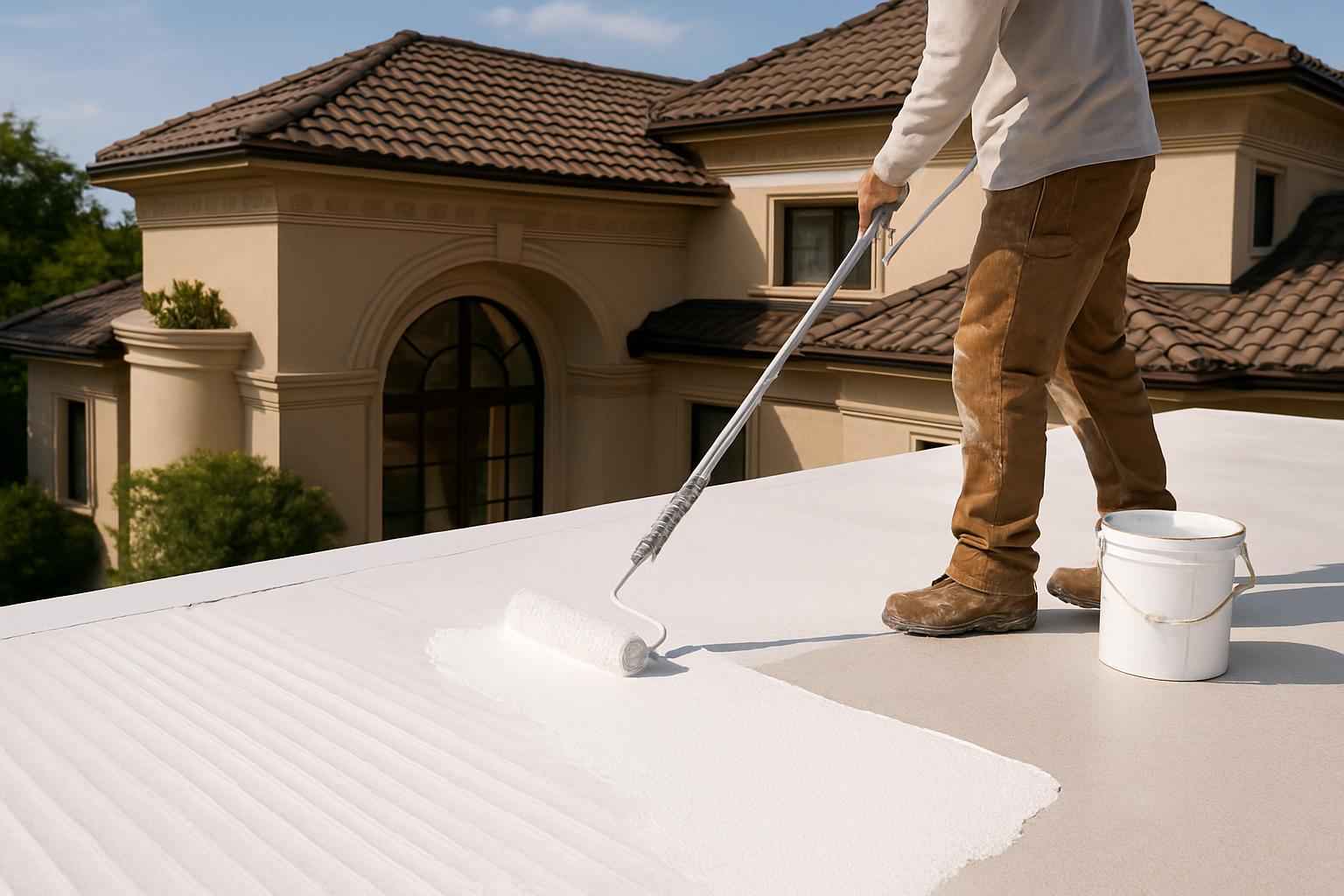 Roof Recoat Service in Center Point TX