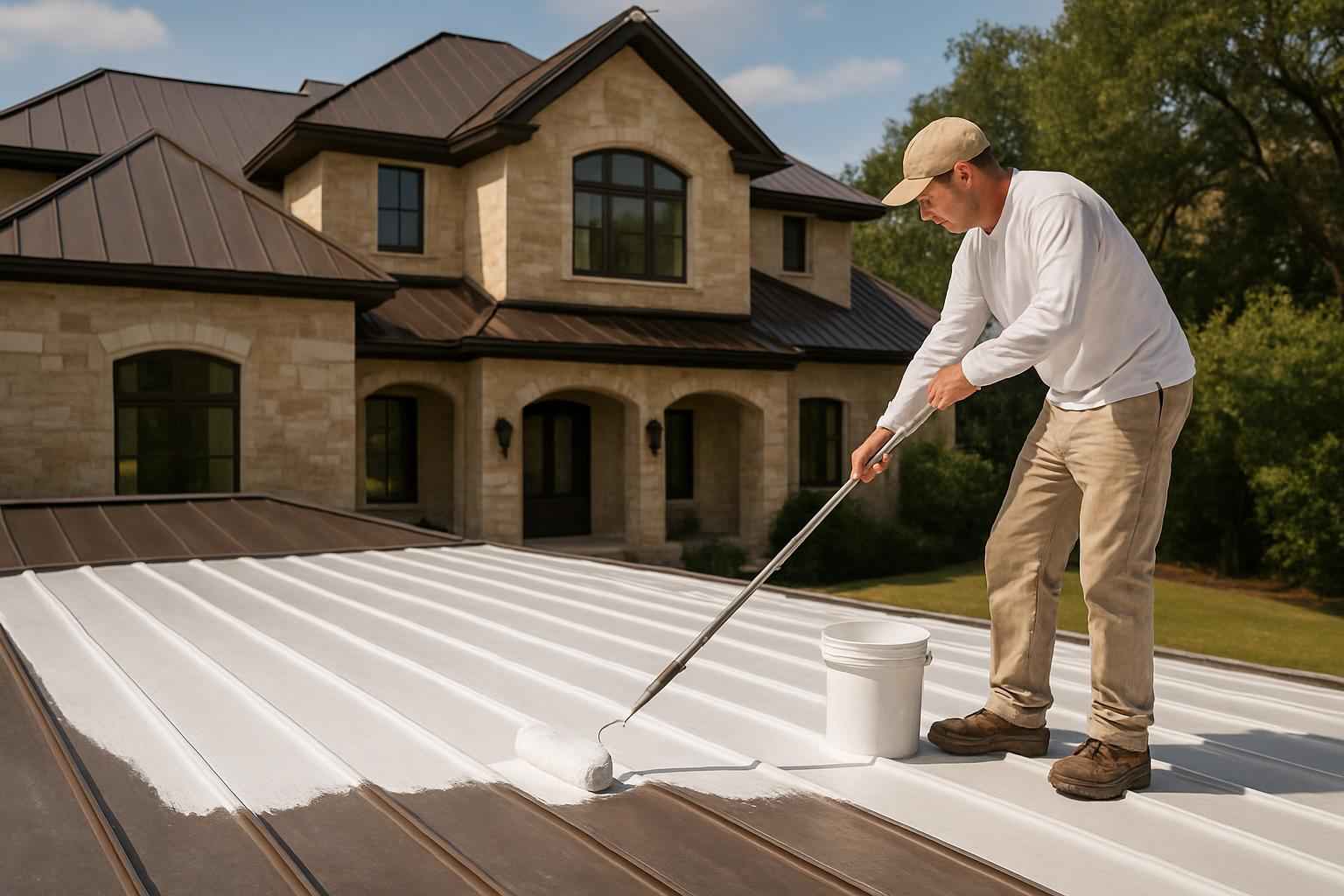 Roof Recoat Service in Comfort TX