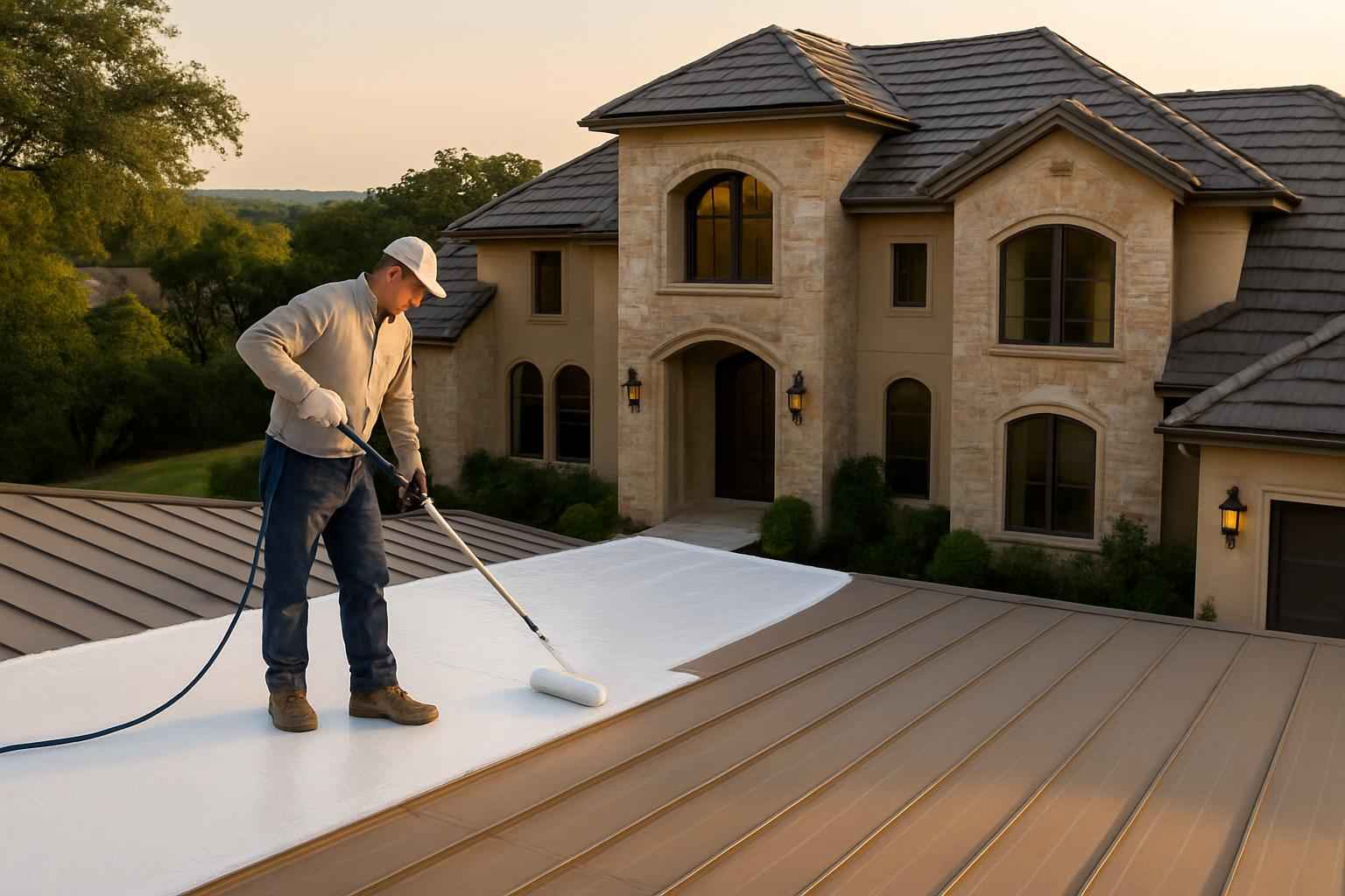 Roof Recoat Service in Harper TX