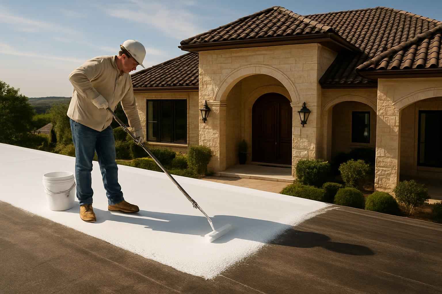 Roof Recoat Service in Kerrville TX