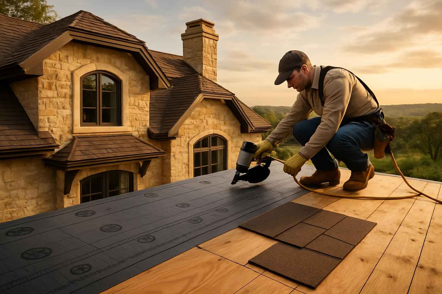 Roof Underlayment Service in Comfort TX