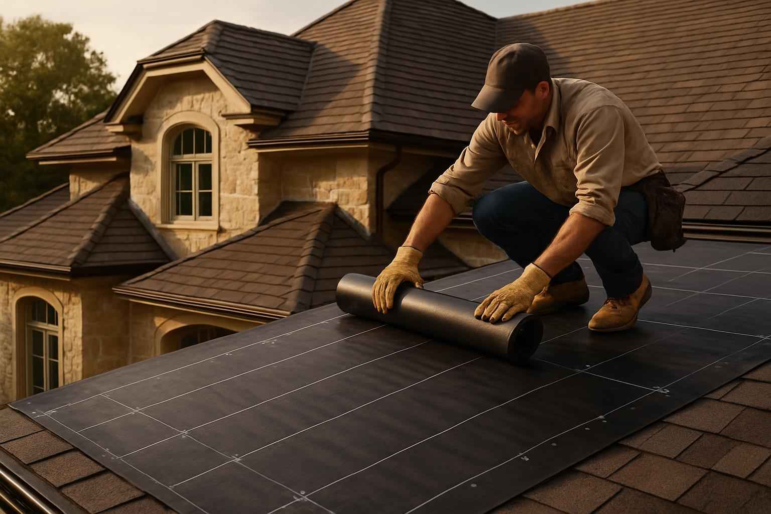 Roof Underlayment Service in Harper TX