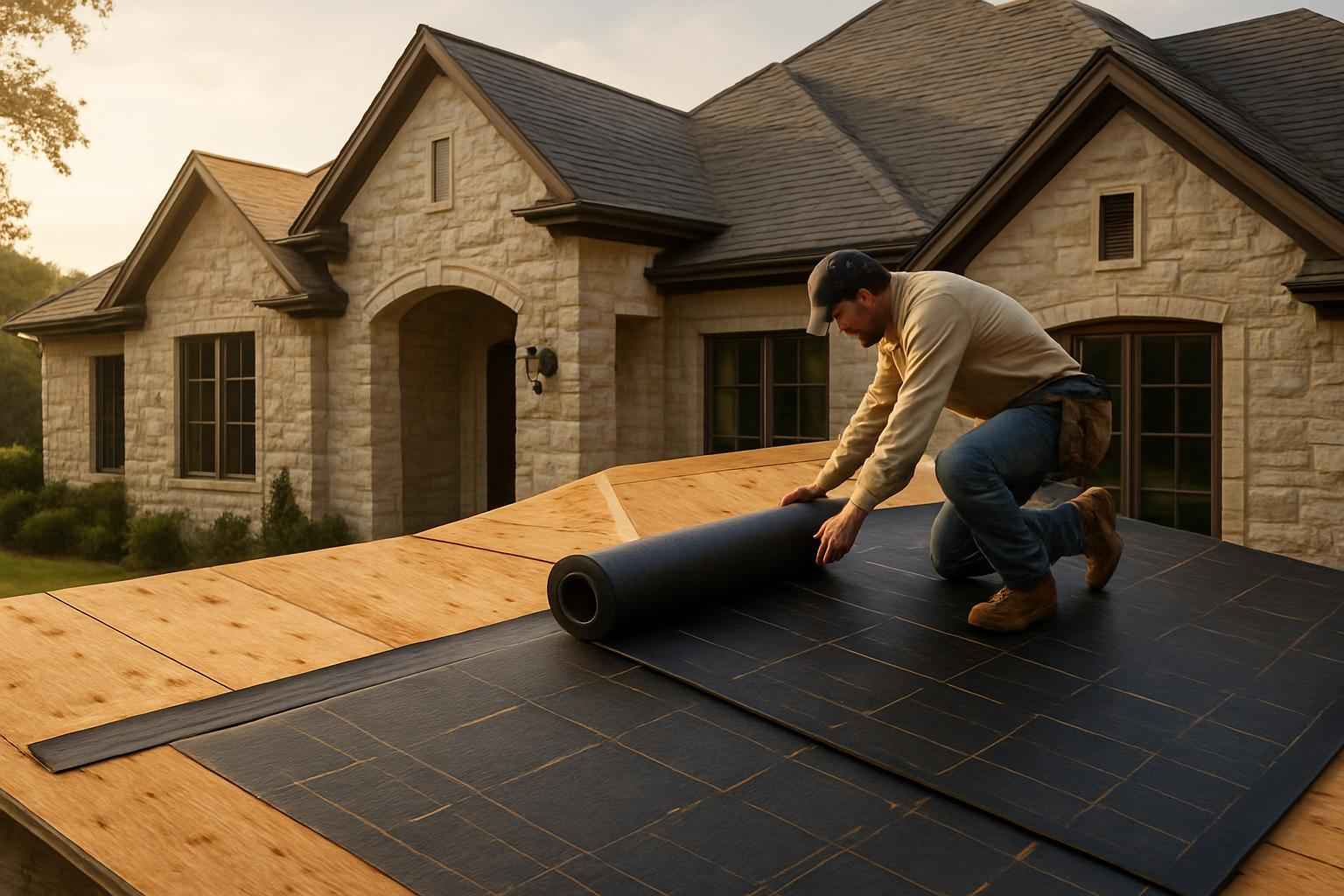 Roof Underlayment Service in Waring TX