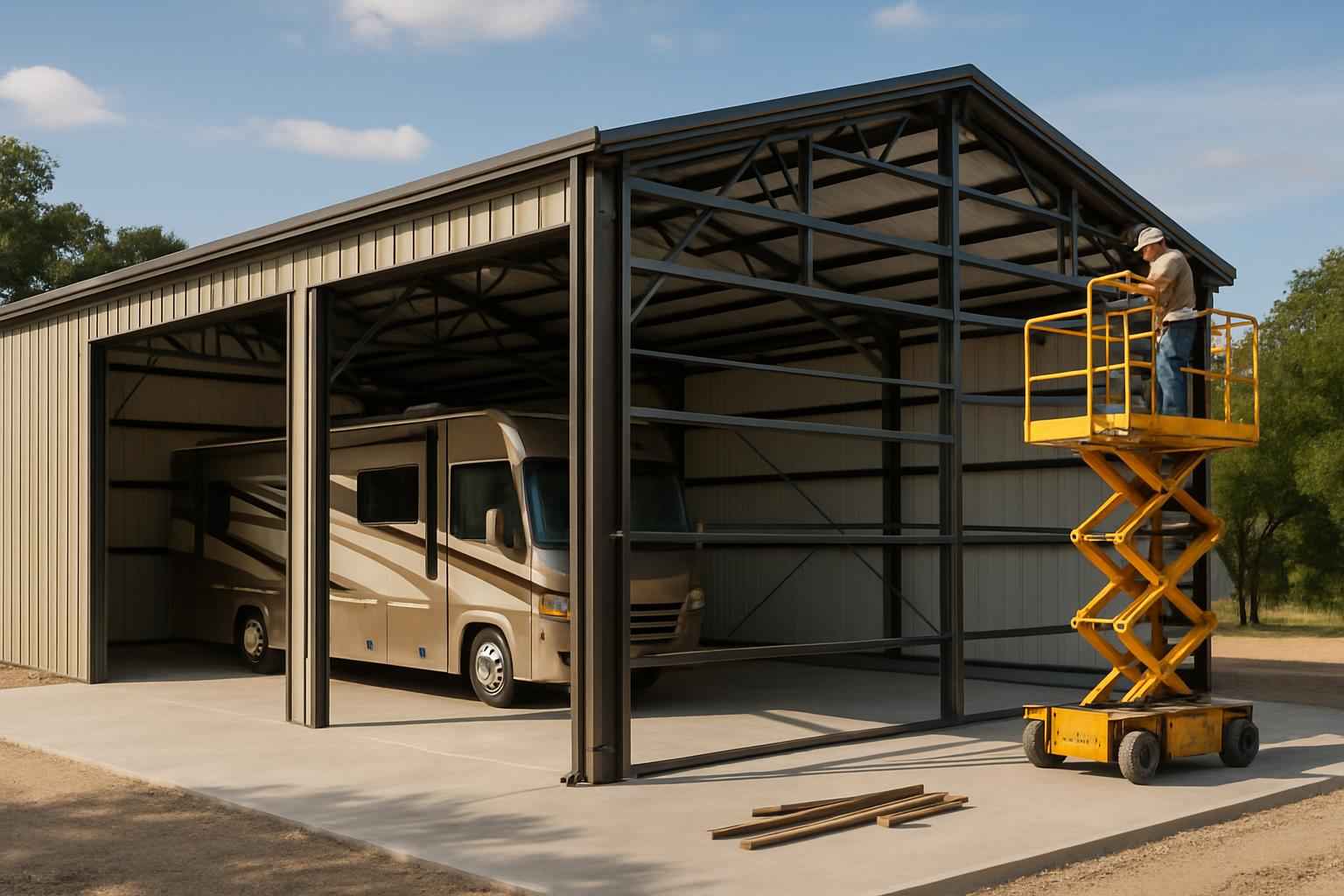 RV Bay Construction Service in Ingram TX